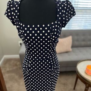 Stop Staring Large Polka Dot Midi